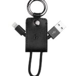 Kaabel Hoco Apple iPhone  Datu kabelis HQ UPL19 KEY CHAIN PORTABLE CHARGE CABLE BLACK