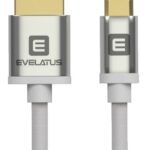 Kabelis Evelatus Universal Data cable Micro USB EDC02 dual side gold plated connectors White
