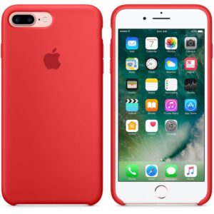 Aizmugurējais vāciņš Apple  iPhone 7 Plus Leather Case Red MMYK2ZM/A