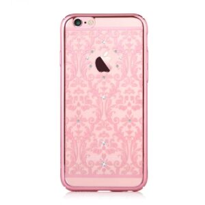 Back panel cover Devia Apple iPhone 7 Plus Baroque with Swarovski Rose Gold