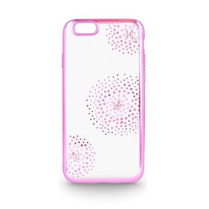 Aizmugurējais vāciņš Beeyo Sony E5 Flower Dots TPU Pink