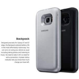Aizmugurējais vāciņš Samsung  Galaxy S7 G930F Back Pack EP-TG930BSE Silver