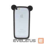 Maciņš universāla grāmata GreenGo Universal bumper L (10cm) Ears Black