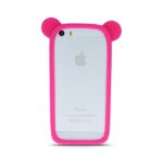 Case universaalne kaitseümbris GreenGo Universal bumper L (10cm) Ears Pink