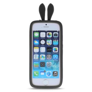 Case universal GreenGo Universal bumper L (10cm) Rabbit Ears Black