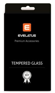 Apsauginiai stiklai Evelatus Apple iPhone 6 Plus 2.5D Full Cover Japan Glue Glass Anti-Static Black
