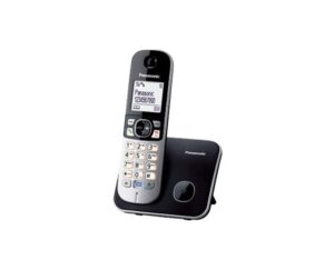 Telephone set Panasonic  Cordless KX-TG6811FXB Black, Caller ID, Wireless connection, Phonebook capacity 120 entries, Conference call, Built-in display, Speakerphone