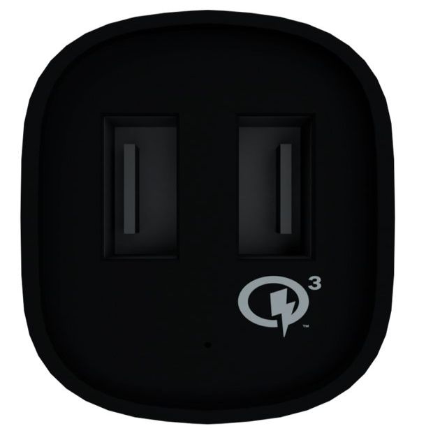 Autolaadijad Evelatus - Evelatus Quick Car Charger QCC02 Black