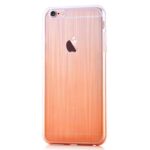 Back panel cover Devia Apple iPhone 6/6s Plus Azure soft case Orange