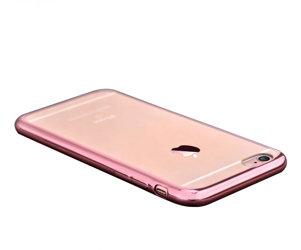 Aizmugurējais vāciņš Devia Apple iPhone 6 Plus/6s Plus Glitter soft case Rose Gold