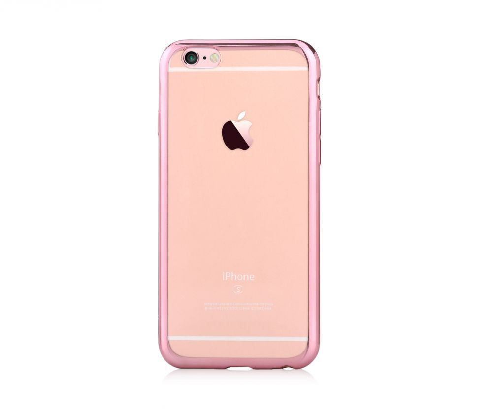 Aizmugurējais vāciņš Devia Apple iPhone 6 Plus/6s Plus Glitter soft case Rose Gold