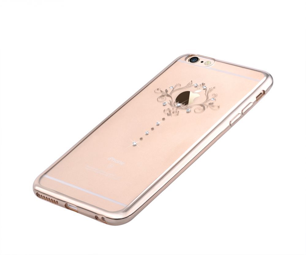 Back panel cover Devia Apple iPhone 6/6s Crystal Iris Champagne Gold