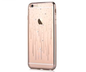 Back panel cover Devia Apple iPhone 7 Plus / 8 Plus Crystal Meteor soft case Champagne Gold