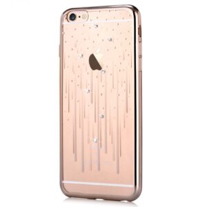 Back panel cover Devia Apple iPhone 7 Plus / 8 Plus Crystal Meteor soft case Champagne Gold