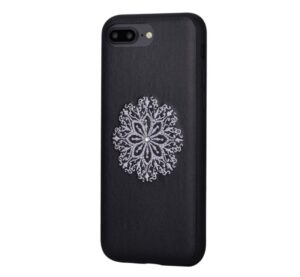 Nugarėlės dėklai Devia Apple iPhone 7 Plus/8 Plus Flower Embroidery Case Black