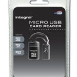 Atmiņas kartes Integral  Micro SD Mini USB Cardreader INCRMSDMINIUSB