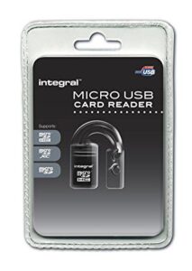 Atmiņas kartes Integral  Micro SD Mini USB Cardreader INCRMSDMINIUSB