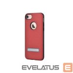 Back panel cover Devia Apple iPhone 7 iStand case Red