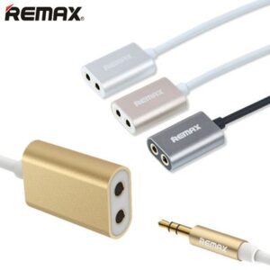 Audio kabelis Remax Qulmax 3.5mm Share Jack Cable RL-20S Grey