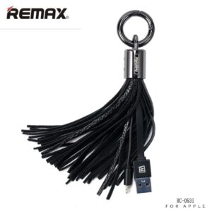 Kaabel Remax Apple Tassels Ring  Data Cable for Lightning Black