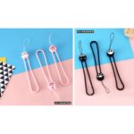 Kitas telefono priedas Remax  Cartoon Lanyard (short design) Paw Black