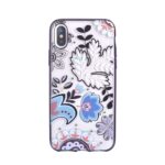 Nugarėlės dėklai Devia Apple iPhone X Crystal Bloosom case Silver