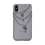 Back panel cover Devia Apple iPhone X Crystal Shell Case Black