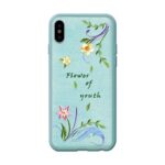 Tagakaaned Devia Apple iPhone X Flower Embroidery Case lanzh