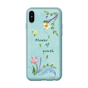 Nugarėlės dėklai Devia Apple iPhone X Flower Embroidery Case lanzh