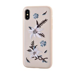 Nugarėlės dėklai Devia Apple iPhone X Flower Embroidery Case Jalam