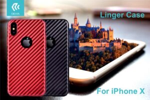 Aizmugurējais vāciņš Devia Apple iPhone X LINGER  Case Red