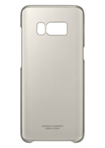 Aizmugurējais vāciņš Samsung  QG955CFE Clear Cover for Galalxy S8+ G955 Gold