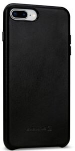 Aizmugurējais vāciņš Evelatus Apple Leather Case Prestige for Apple iPhone 7 / 8 Plus Black