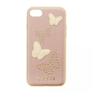 Aizmugurējais vāciņš Guess Apple iPhone 7 / 8 Studs and Sparkle Rose Gold