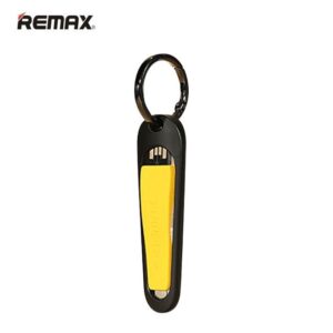 Kabelis Remax  Mini Atslēgu piekariņš Lightning uz USB Black Yellow