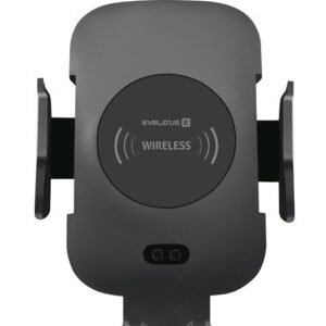 Auto holder Evelatus - Evelatus Car Holder with Wireless Charging 10W WCH01 Black