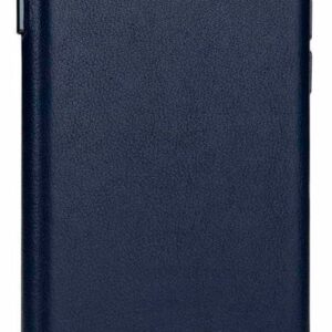 Aizmugurējais vāciņš Evelatus - Leather case for Apple iPhone X Dark Blue