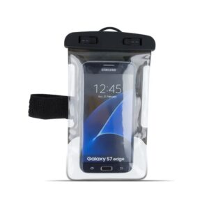 Maciņš universāla grāmata GreenGo Universal Waterproof case with armband 5.5'' Black