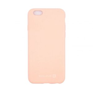 Back panel cover Evelatus Apple iPhone 6/6s Nano Silicone Case Soft Touch TPU Pink Sand