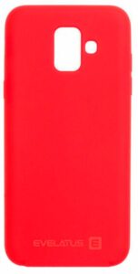 Aizmugurējais vāciņš Evelatus Samsung A6 2018 Nano Silicone Case Soft Touch TPU Red