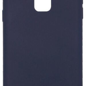 Back panel cover Evelatus Samsung Galaxy A6 Plus 2018 Nano Silicone Case Soft Touch TPU Midnight Blue