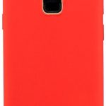Чехол на заднюю панель Evelatus Samsung Galaxy A6 Plus 2018 Nano Silicone Case Soft Touch TPU Red