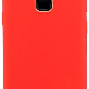 Back panel cover Evelatus Samsung Galaxy A6 Plus 2018 Nano Silicone Case Soft Touch TPU Red