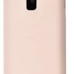 Back panel cover Evelatus Samsung Galaxy A6 Plus 2018 Silicone Case Pink Sand