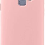 Back panel cover Evelatus Samsung Galaxy S9 Nano Silicone Case Soft Touch TPU Pink Sand