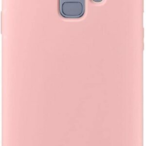Back panel cover Evelatus Samsung Galaxy S9 Nano Silicone Case Soft Touch TPU Pink Sand