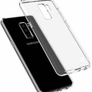 Back panel cover Evelatus Samsung S9 Plus Clear Silicone Case 1.5mm TPU Transparent