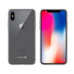 Back panel cover Evelatus Apple iPhone X Clear Silicone Case 1.5mm TPU Transparent