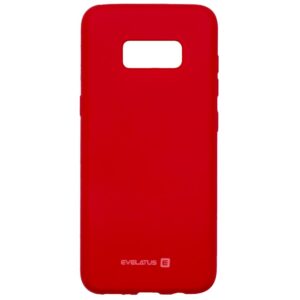 Back panel cover Evelatus Samsung S8 Silicone Case Red