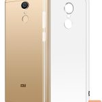 Back panel cover Evelatus Xiaomi Redmi 5 Plus Clear Silicone Case 1.5mm TPU Transparent